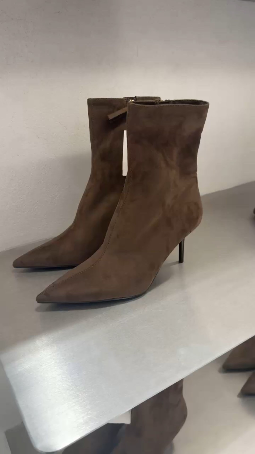 Brown suede ankle boots! Pairs well with a ton of looks!! 

#LTKootd