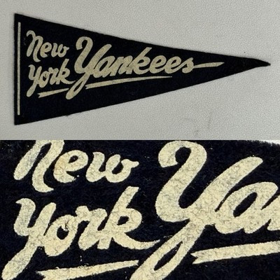 1960s Vintage NY New York Yankees Bronx  Baseball Mini Pennant 2.5x5.5 Inch | eBay US