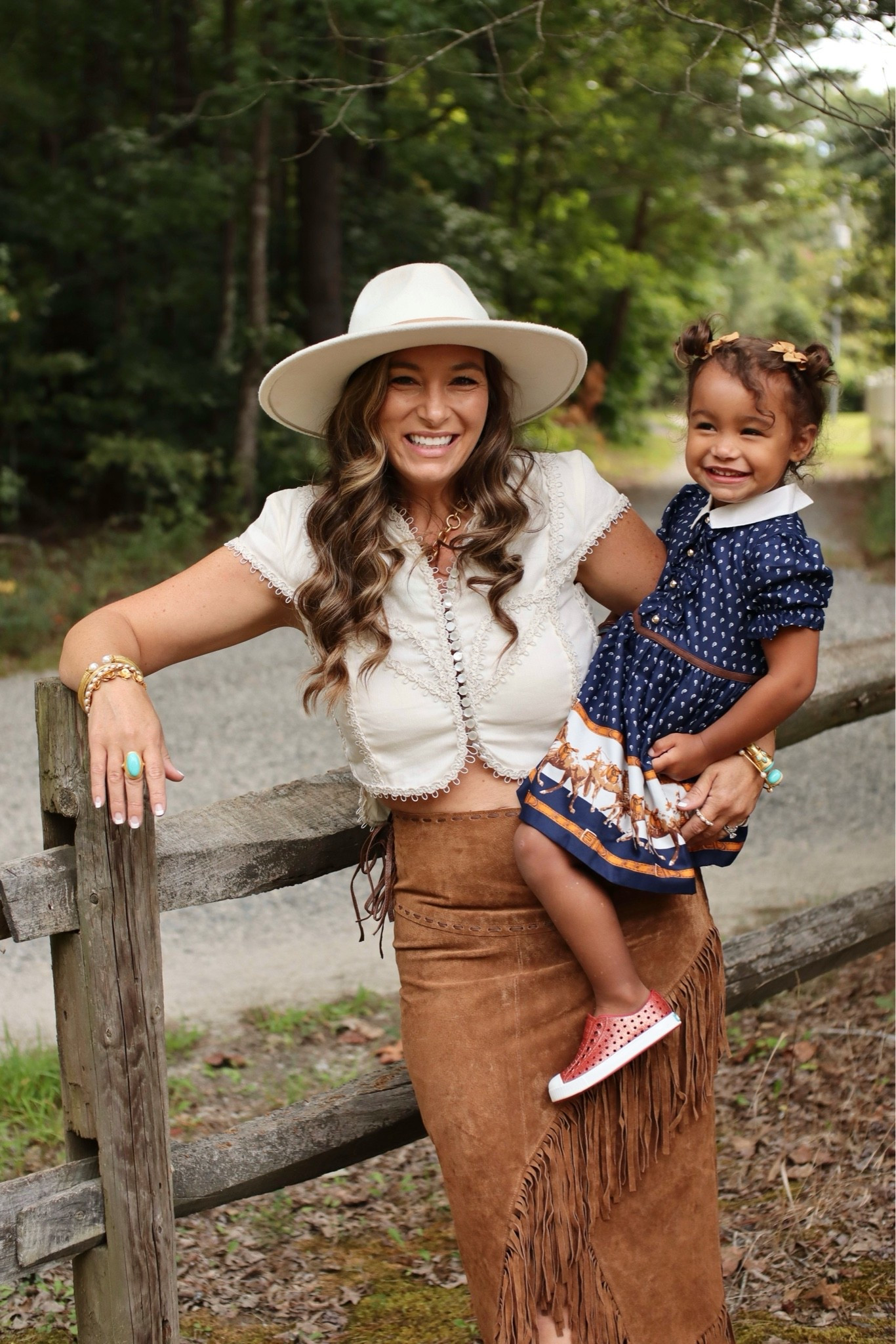 Cowgirls at Heart! She loves horses but keeps telling me she doesn’t want to ride one 🙈 But she will wear them! Horse fashion / equestrian style

#LTKmomlife #LTKootd #LTKKids
