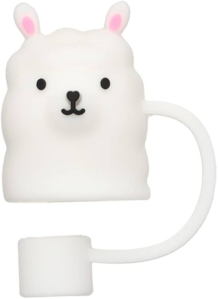 Beyonday Cute Silicone Straw Plug, Reusable Cartoon Animals Plugs Cover, Drinking Dust Cap, Splas... | Amazon (US)
