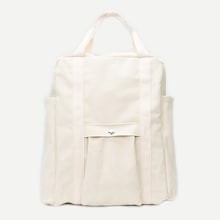 everlane the beach canvas backpack