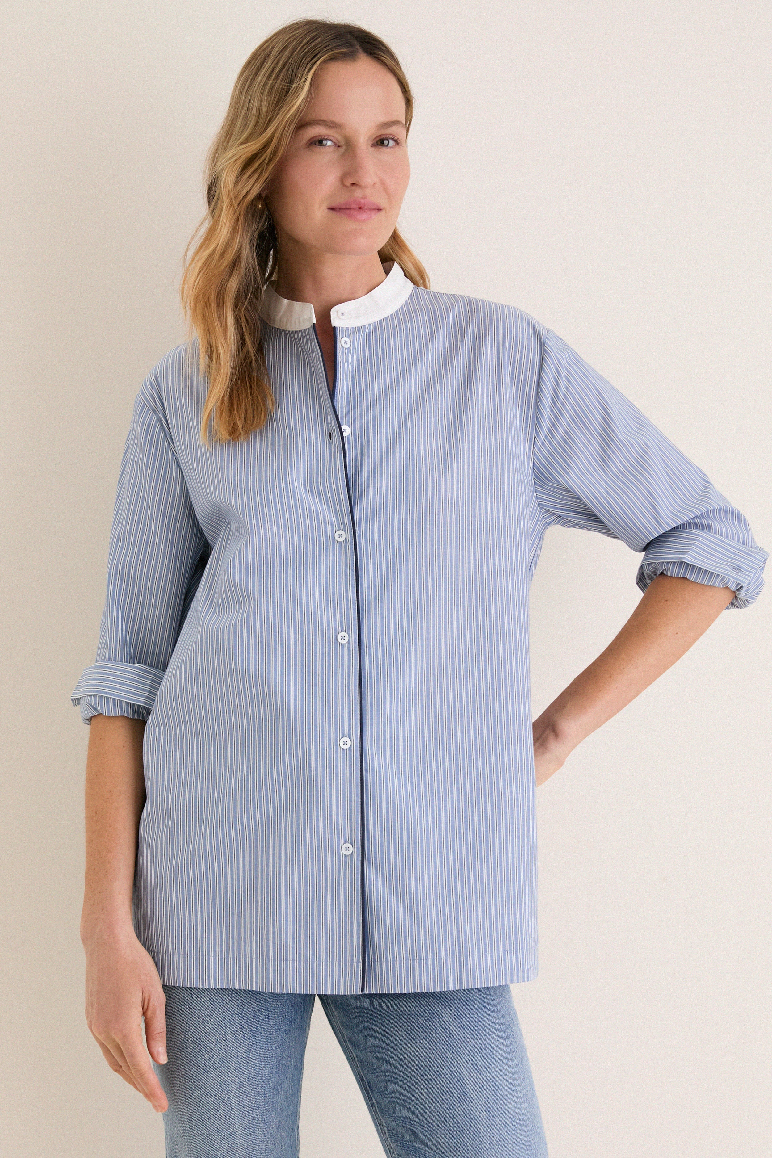 Parisian Stripe Camelot Tunic | Tuckernuck (US)