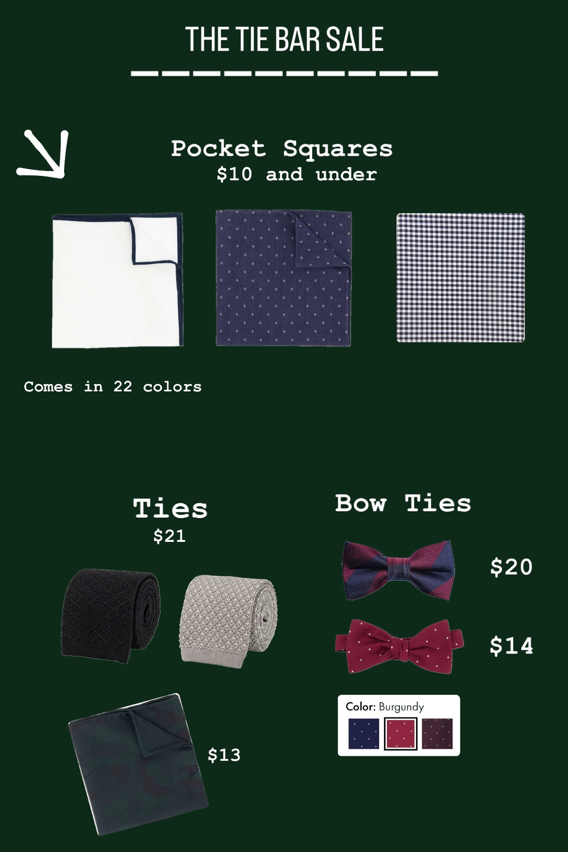 Some of my selects from The Tie Bar’s current accessory sale. 

#LTKSpringSale #LTKmens