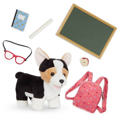 Our Generation Preschool Pup Posable 6" Corgi Pet Accessory Set | Target