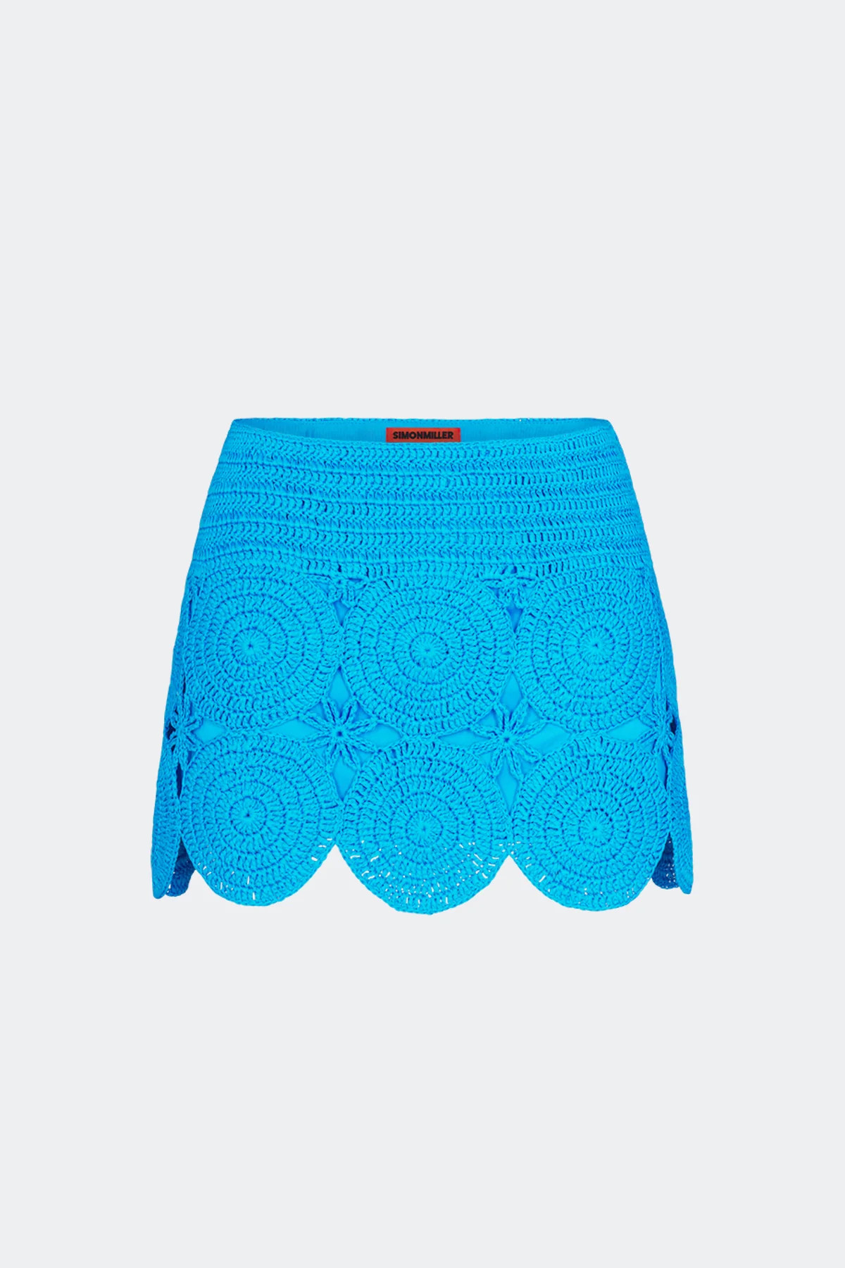 Beep Beep Mini Skirt In Adriatic Blue | Simon Miller
