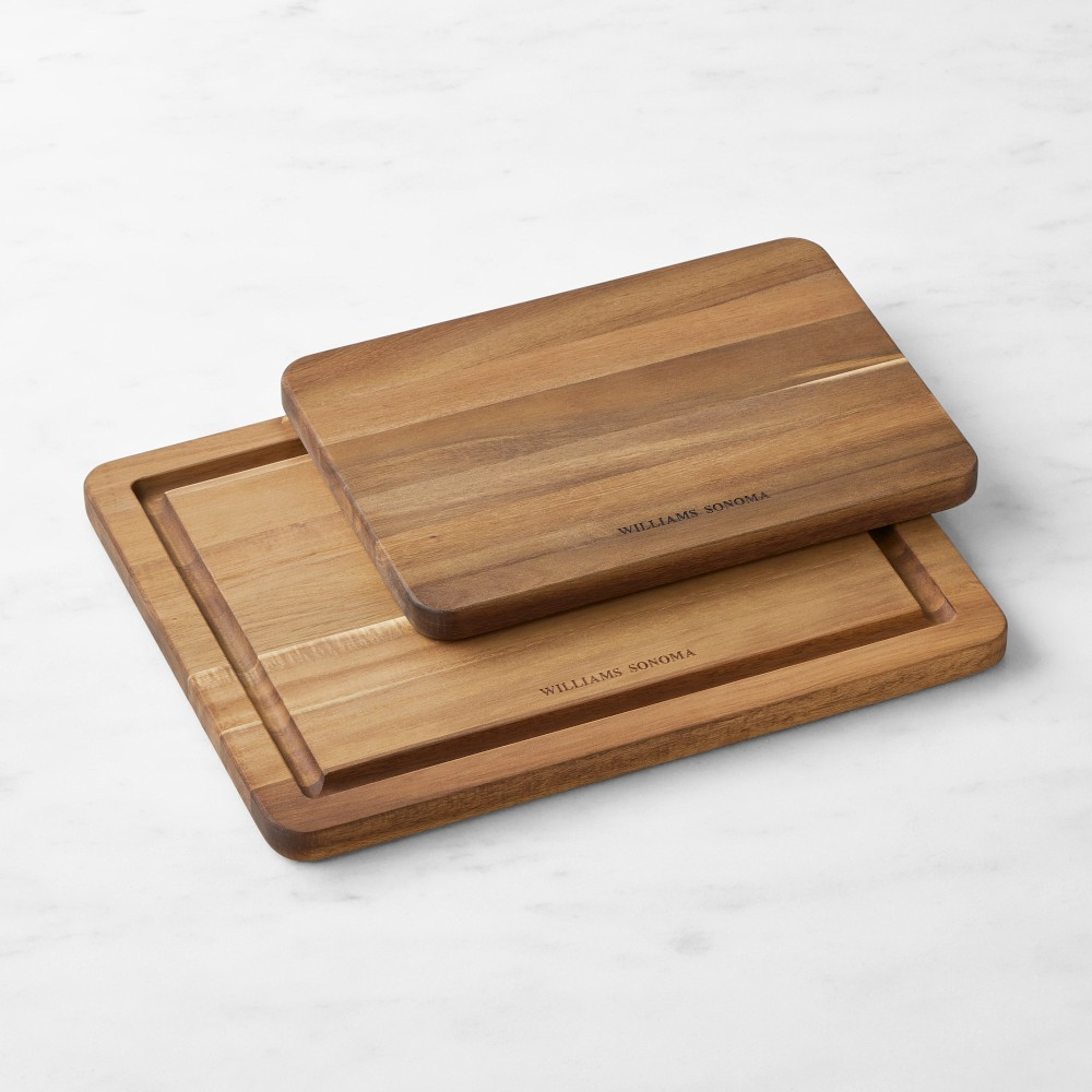Williams Sonoma Cutting &amp; Carving Boards, Set of 2, Acacia | Williams-Sonoma