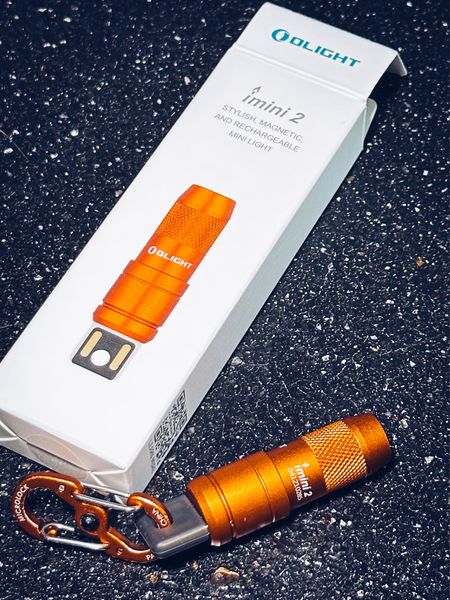 Olight Mini 2 USB Rechargeable Magnetic Keychain Light - Perfect for Father’s Day 
