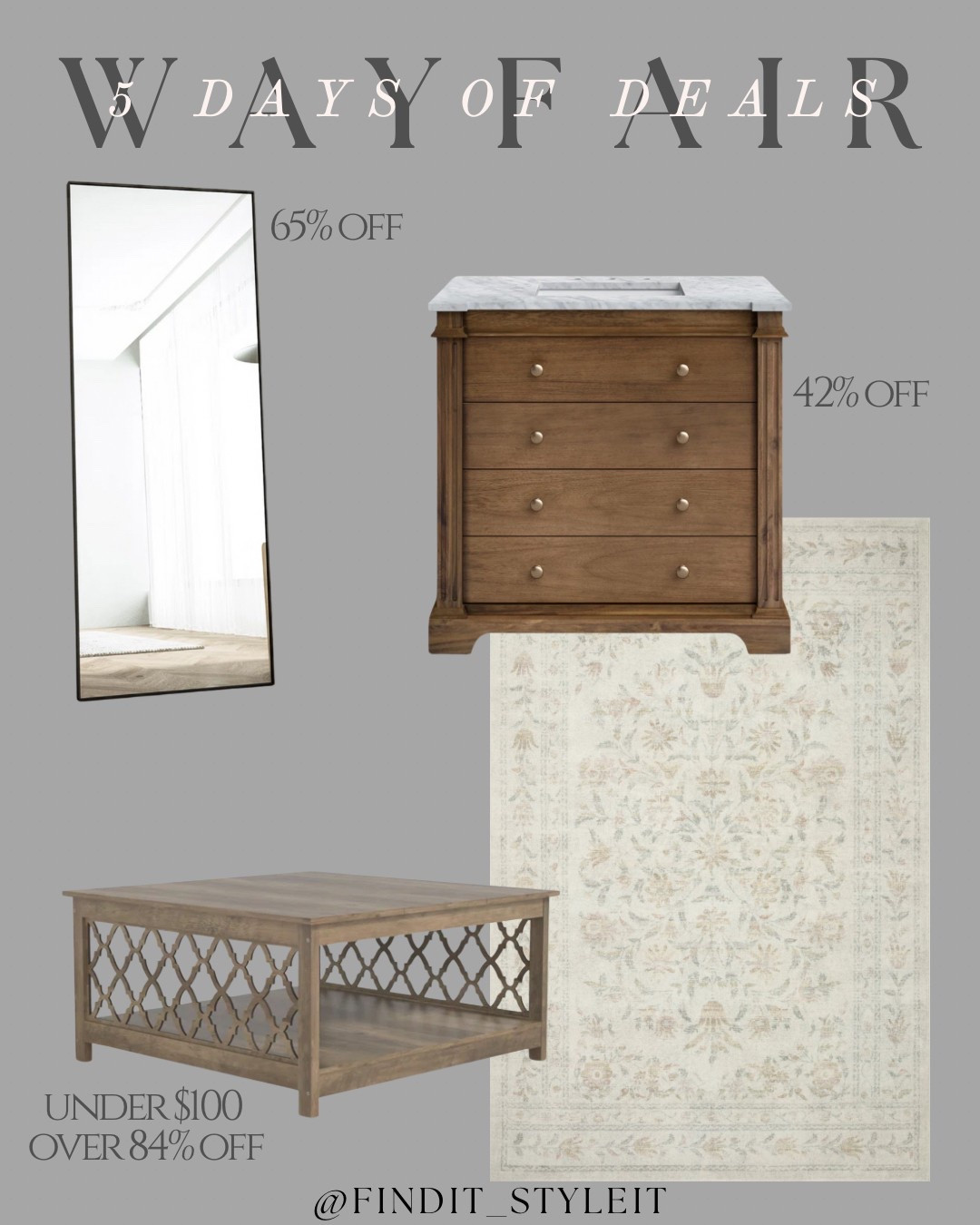 Wayfair Canada's 5 Days of Deals is ending soon. Don't miss your chance to save hundreds on top-selling brands.

#ltkhome #ltkunder100

#LTKsale #LTKcasa #LTKcanada