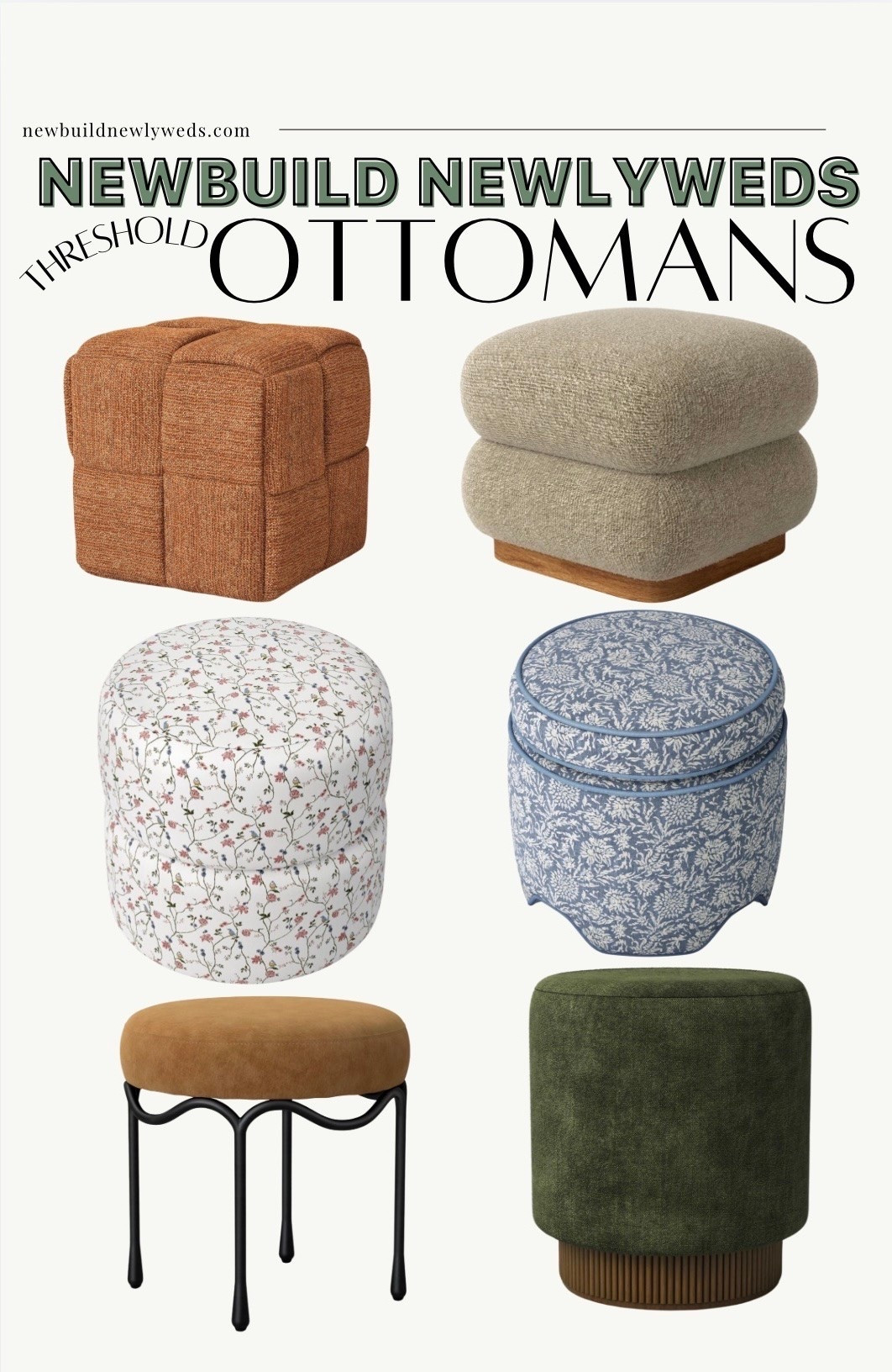 NEW Threshold Ottomans at Target!

#LTKHome