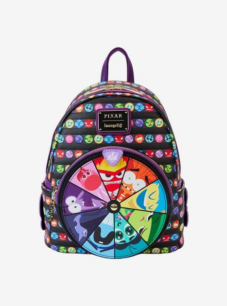 Loungefly Disney Pixar Inside Out 2 Emotions Allover Print Mini Backpack | BoxLunch