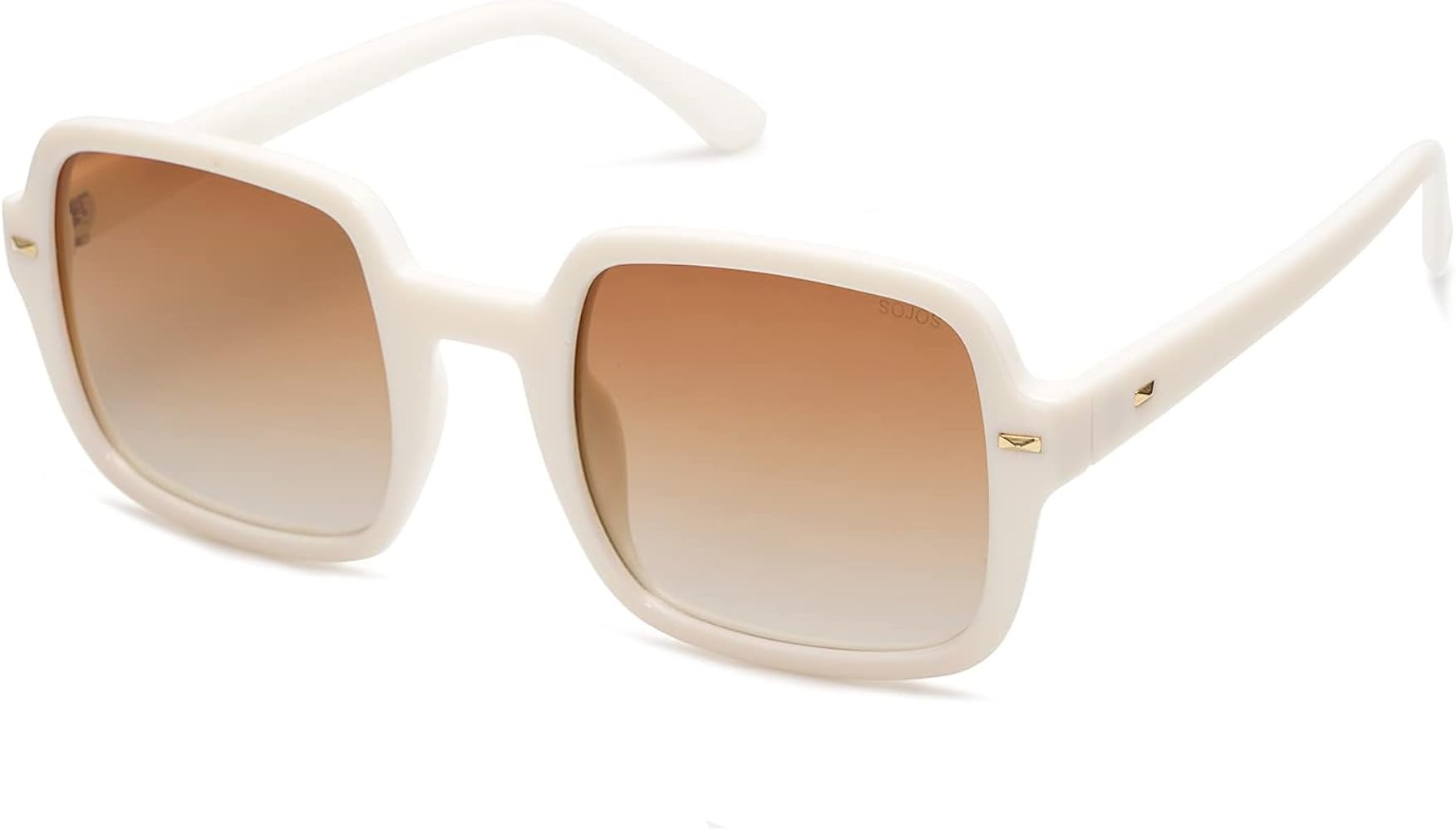 SOJOS Retro Square Polarized Sunglasses for Women Men Classic Trendy Sunnies SJ2226 | Amazon (US)