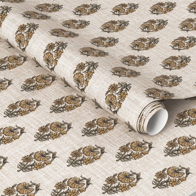 Floral Stamp Wheat Wallpaper - Threshold™ | Target