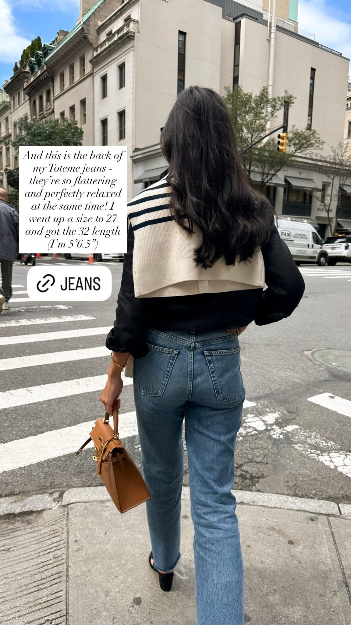 Toteme denim jeans sizing review. I went up a size to 27 and got the 32 length (I’m 5’6.5”)

#LTKItBag #LTKSeasonal #LTKStyleTip