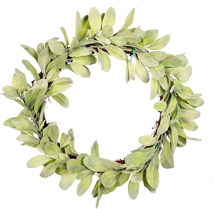 Garland Floral Decoratio Simulation Plant Wreath Front Door Pendant Wall Hanging Decoration Artif... | Amazon (US)