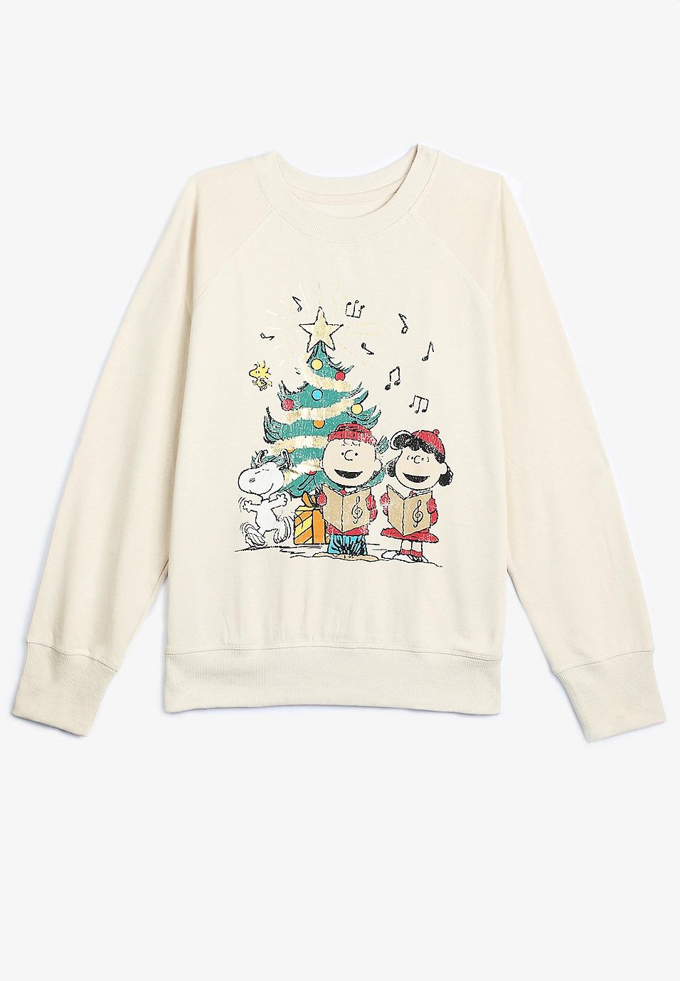 Peanuts Holiday Relaxed Fit Sweatshirt | Maurices