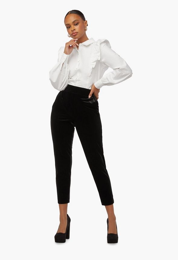 Velvet Trousers | JustFab