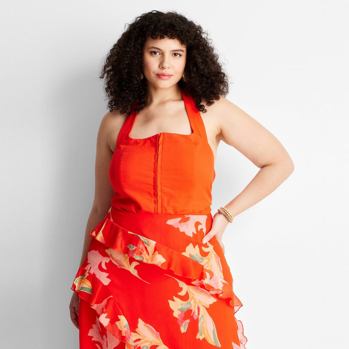 Women's Tie Neck Halter Top - Future Collective™ with Jenee Naylor | Target