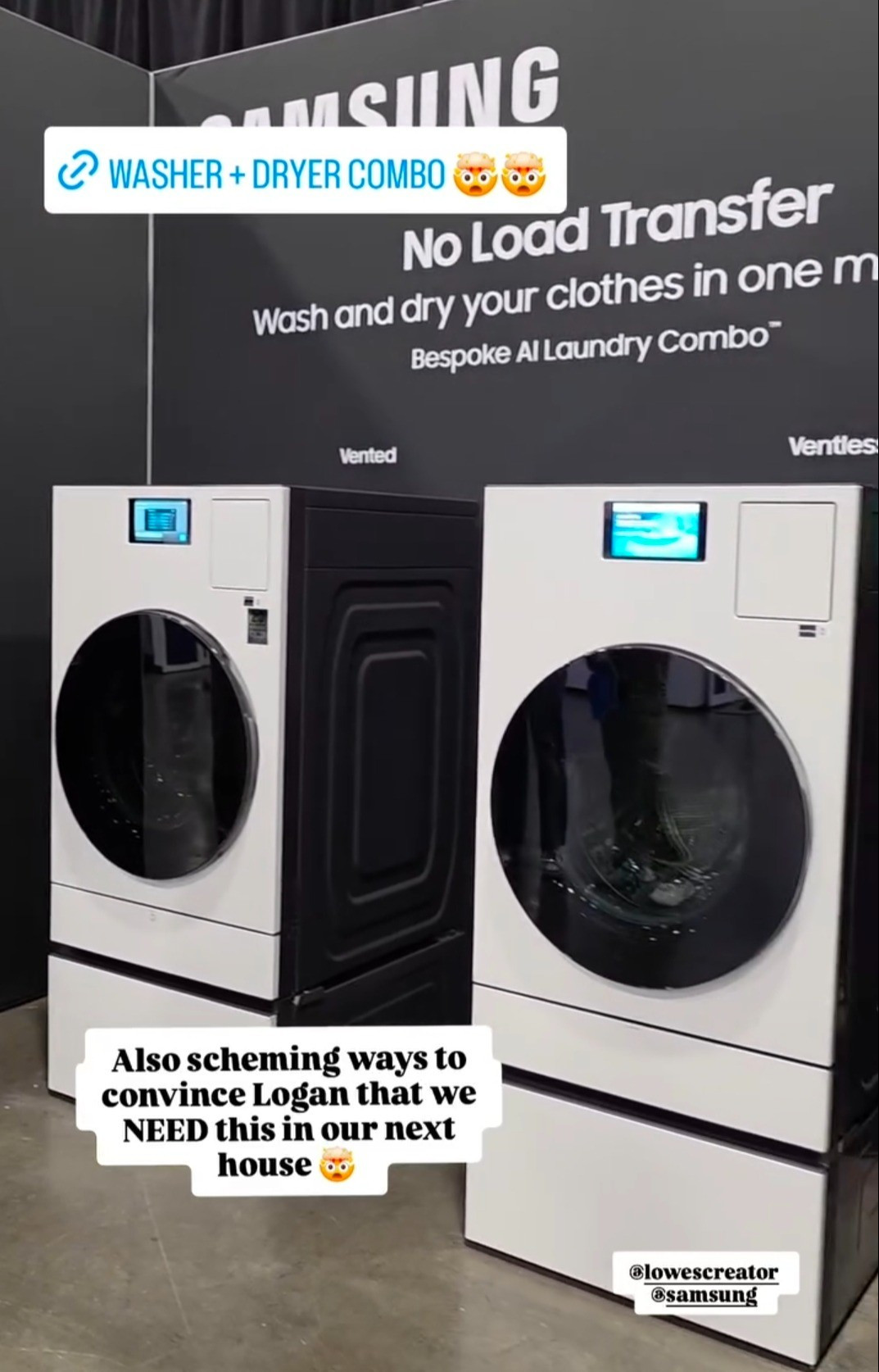 So you're telling me I actually DON'T have to remember to transfer the clothes from the washer to the dryer anymore?! Who else dreams of the day they can own one of these all in one washer and dryer combo?  

 #LTKmomlife #LTKHome