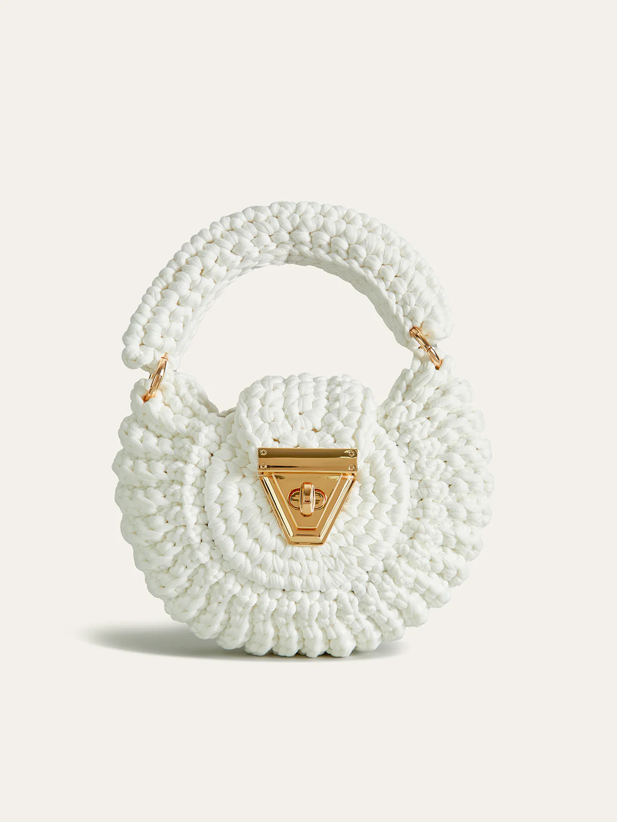Crochet Top-Handle Bag | Commense