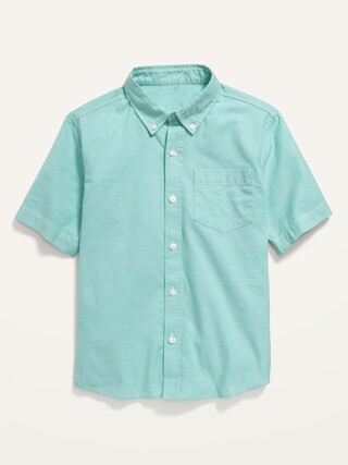 Short-Sleeve Oxford Pocket Shirt for Boys | Old Navy (US)