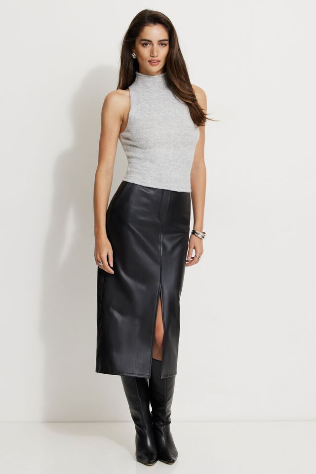 Heavenlyarn™ Mock Neck Tank Top | Dynamite Clothing