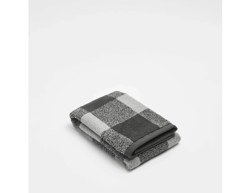 Target Gingham Hand Towel - Brenn - Black | Catch.com.au