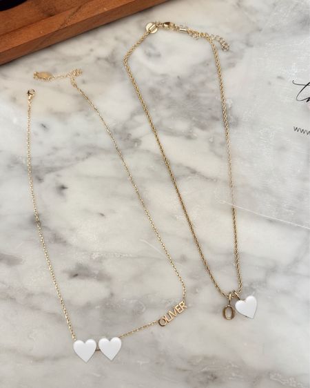 New name necklaces in from The Sis Kiss! 🥰 babygirls name on the Mantra and a charm for her name, too next to Ollie’s!! Love both so much and can’t wait to wear 💓💓 use code KAY15 for 15% off! 

The sis kiss, custom jewelry, name necklaces, charm necklaces, initial charms, simple necklaces, gold jewelry, water resistant jewelry 

#LTKbeauty #LTKfamily #LTKfindsunder50