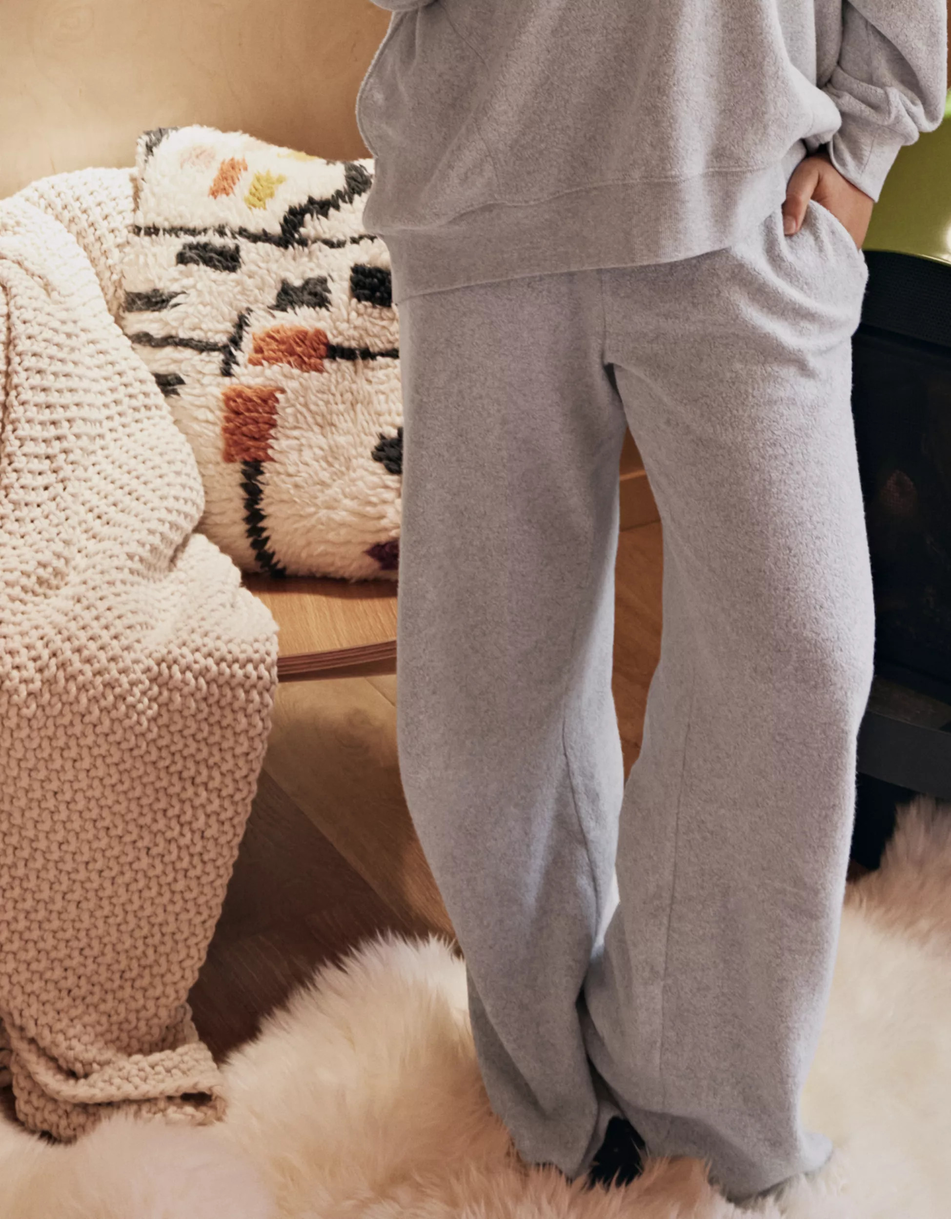 Aerie Hometown Holiday Skater Pant | Aerie