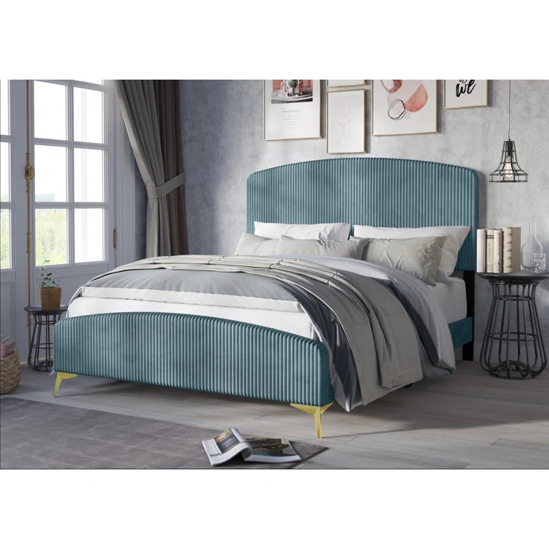 Alphonse Twin Upholstered Panel Bed | Wayfair North America