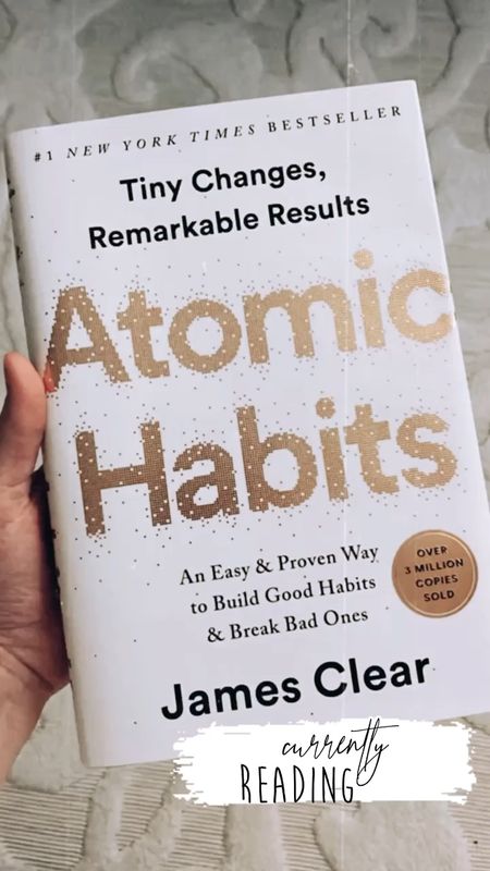 The hardcover version of Atomic Habits is on sale for $12! It’s originally $27. Grab this one now while it’s 56% off!
This book is a fantastic read to understand habits more fully and how to make multiple small changes to improve yourself. James Clear’s writing and thoroughness is amazing.

www.livingbarelyblonde.com
#currentlyreading #currentbook #selfimprovement #atomichabits #morningroutine #bestbooks #jenniferxerin #barelyblonde #kristahort #cmcovin #treasures#LTKSale 

#LTKsalealert #LTKtravel
