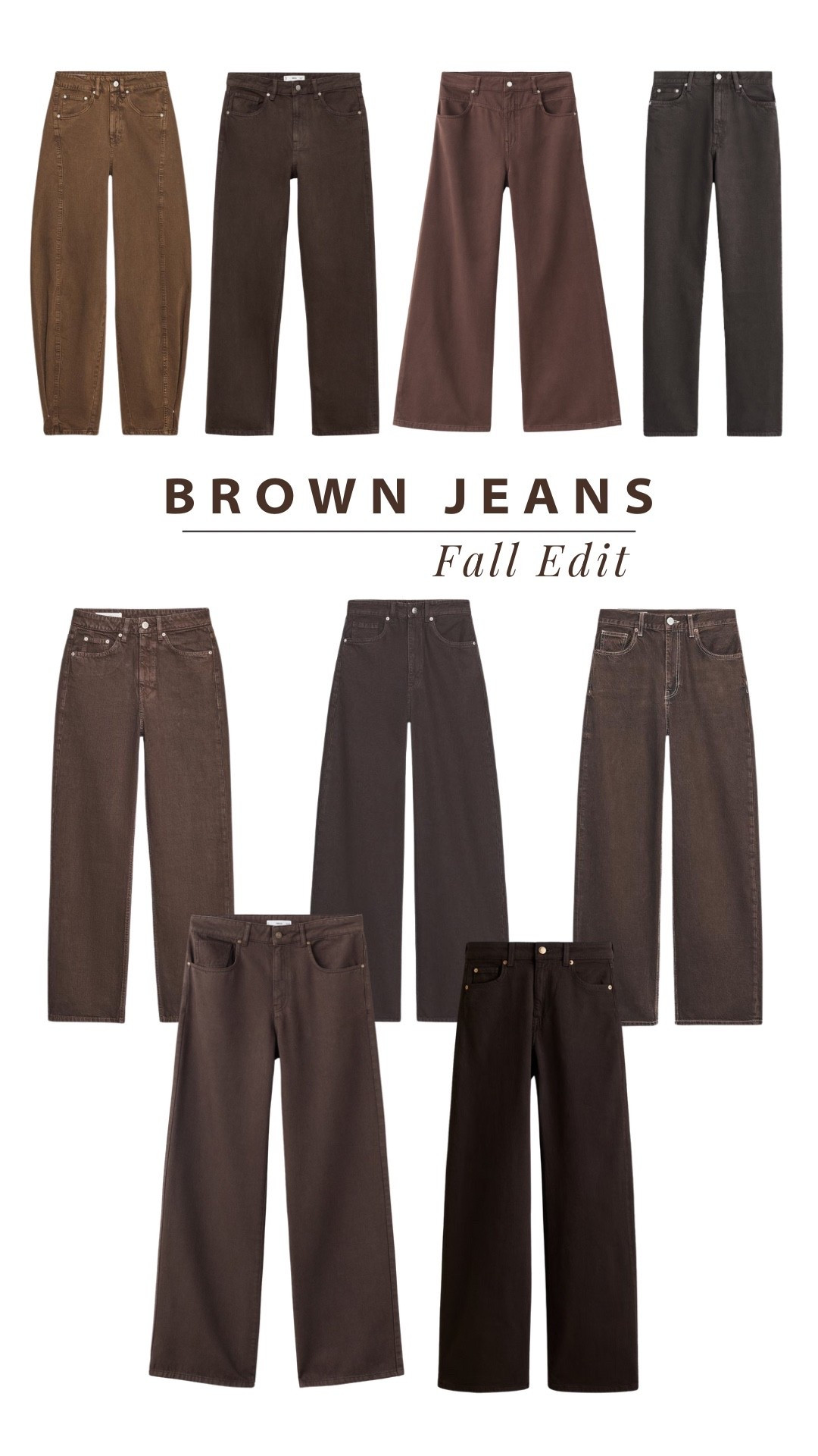 Brown jeans have become one of my Fall Favourites this season! Linking my favourites here!

#LTKStyleTip #LTKSeasonal #LTKFindsUnder100