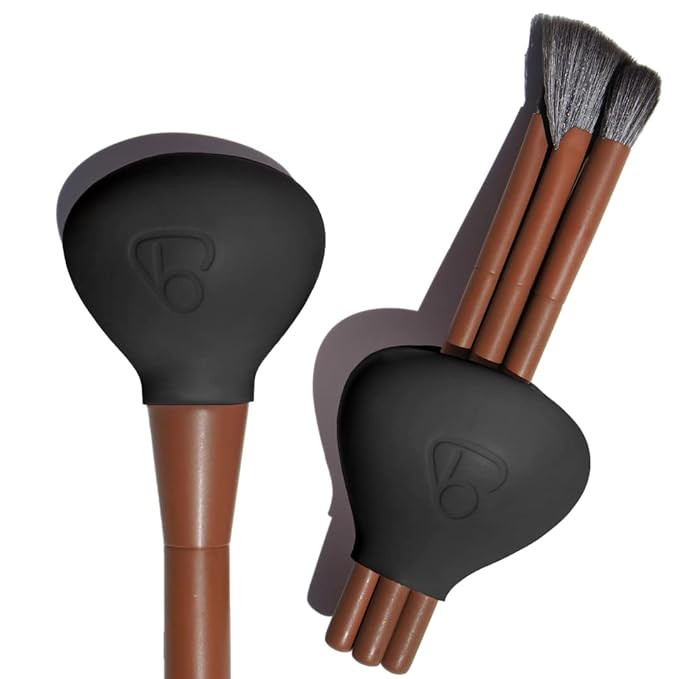 brush bubble Original Silicone Makeup Brush Covers for Travel, A Storage & Organizer Case for Bru... | Amazon (US)