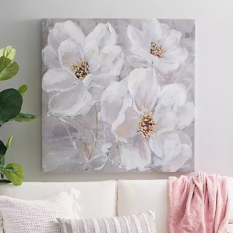 Graceful Floral Canvas Art Print | Kirkland's Home
