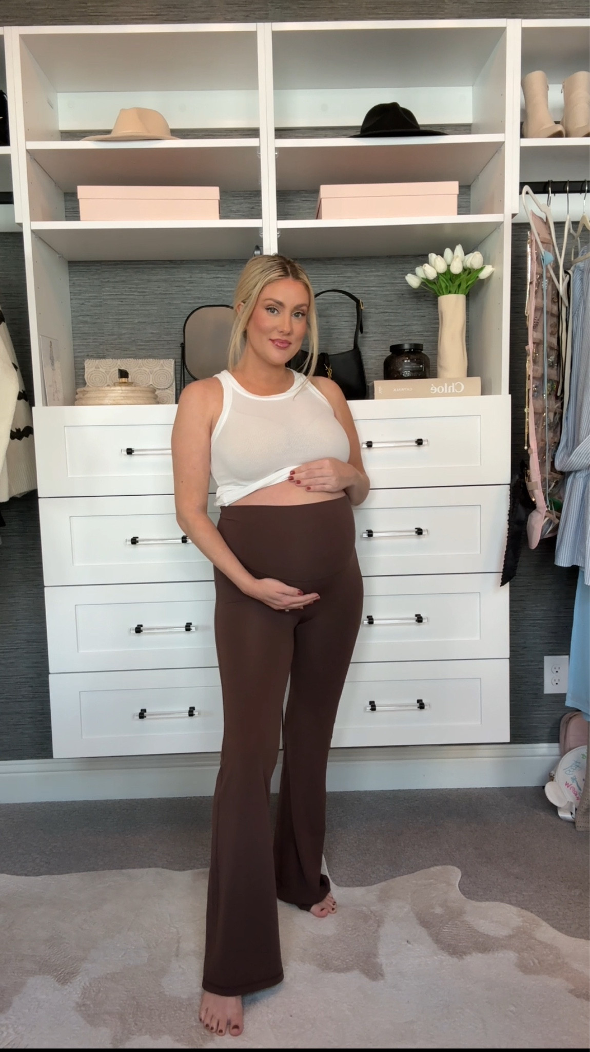 Target maternity leggings you won’t want to live without! Buttery soft in size small. Don’t size up, maternity flare leggings, maternity style, bump friendly style, pregnancy style 

#LTKActive #LTKStyleTip #LTKBump