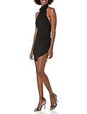 Amanda Uprichard Women's Samba Dress, Black, Large | Amazon (US)