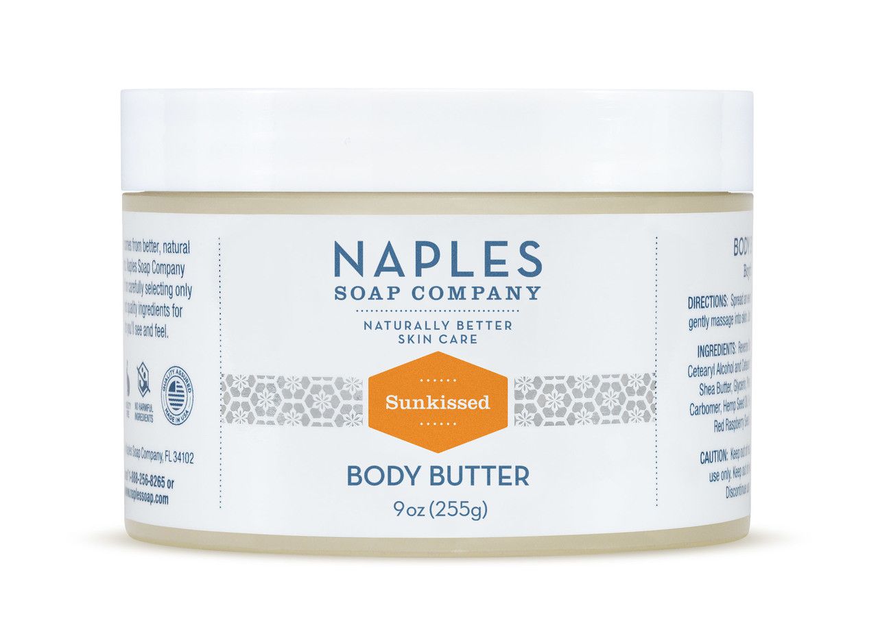 Sunkissed Body Butter 9 oz | Naples Soap Company