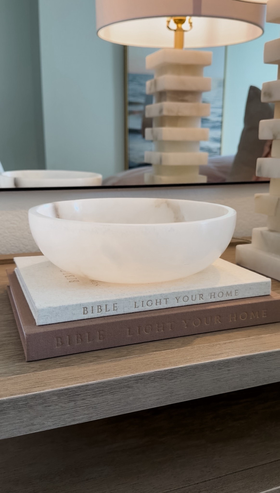 Gorgeous alabaster bowl can be used as a catch all bowl on your nightstand🤍 discount code ET05🤍

#LTKSpringSale #LTKHome