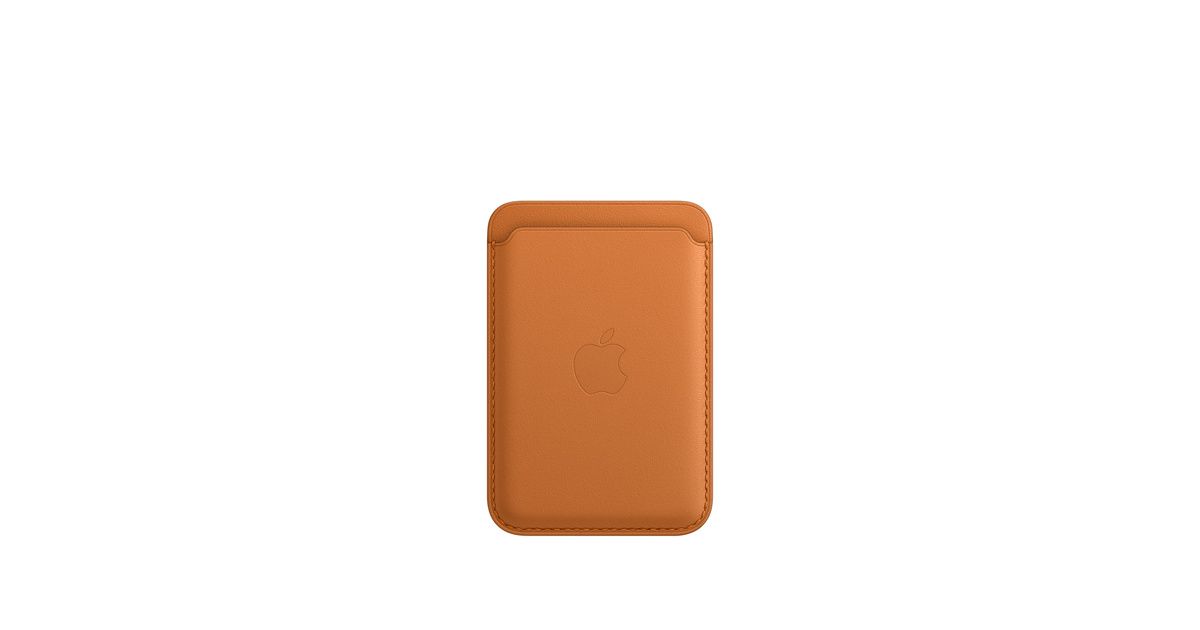iPhone Leather Wallet with MagSafe - Golden Brown | Apple (US)
