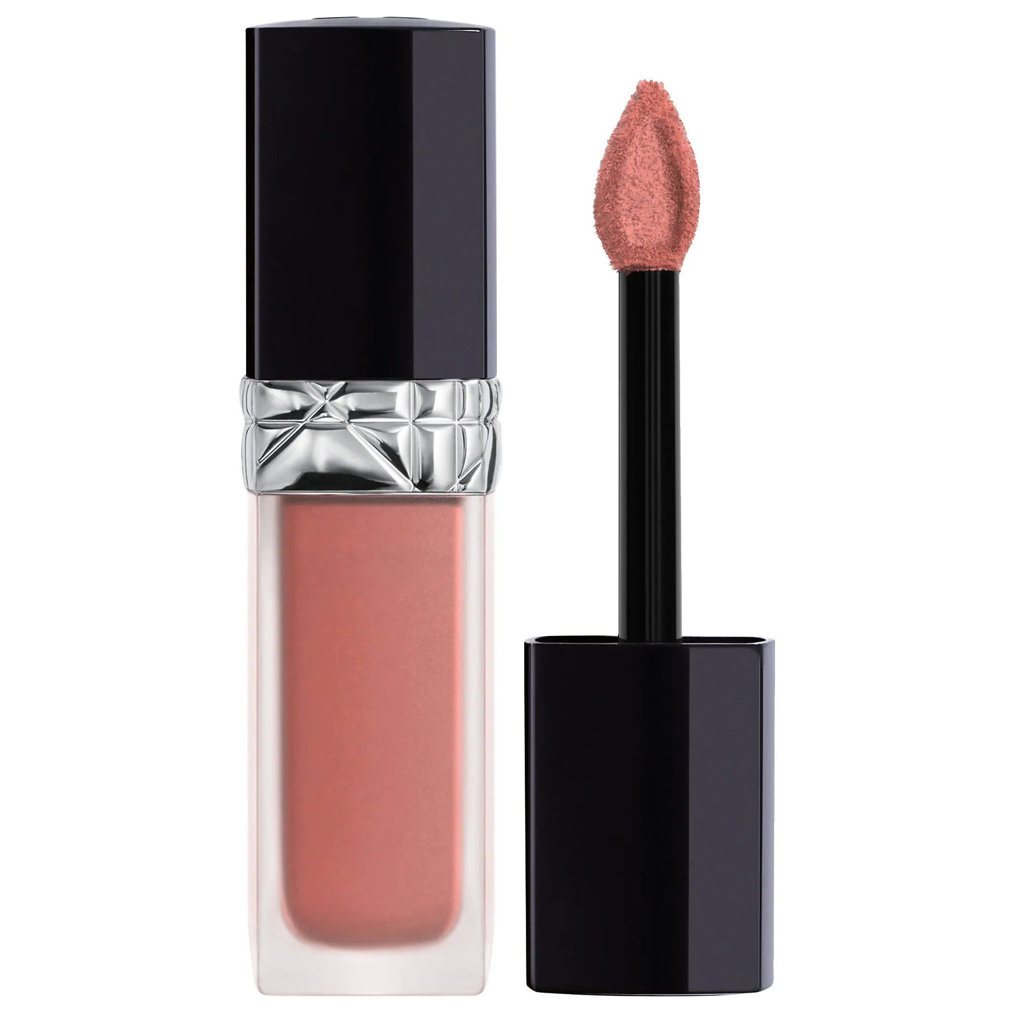Rouge Dior Forever Liquid Transfer-Proof Lipstick 100 Forever Nude 0.20 oz/ 6 mL | Sephora (US)