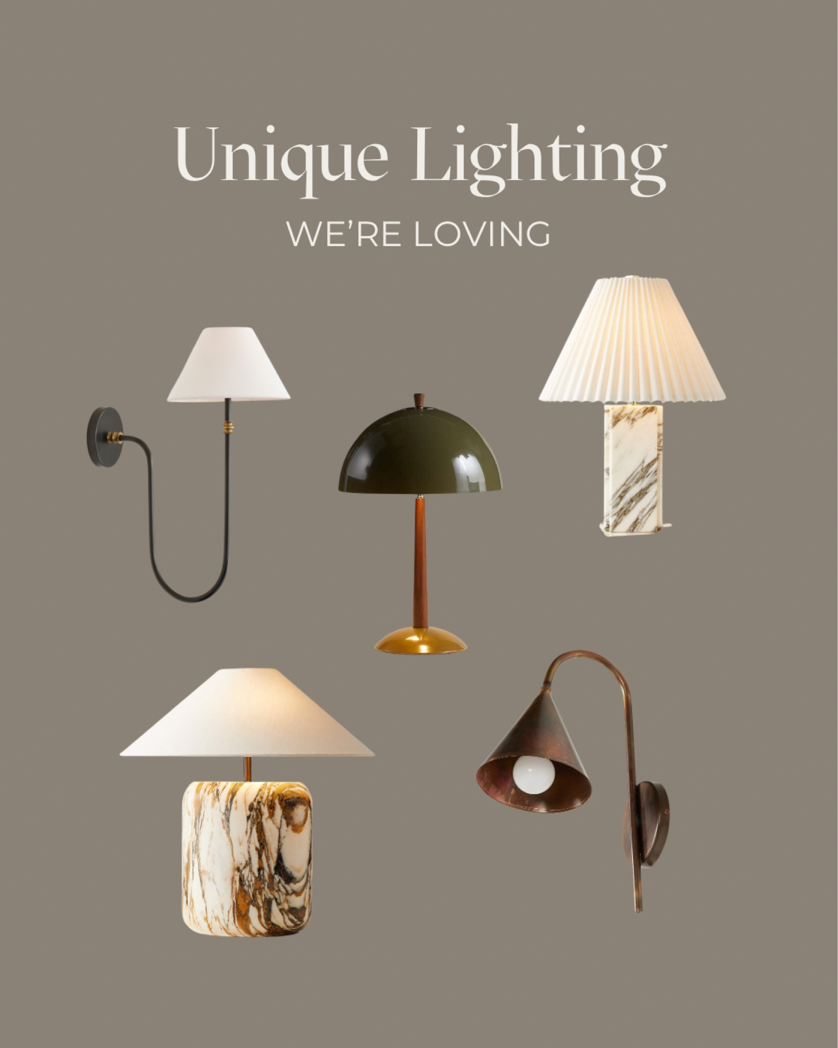 Add some ambient lighting to your home with these gorgeous sconces and table lamps 🤎

#LTKMostLoved #LTKhome