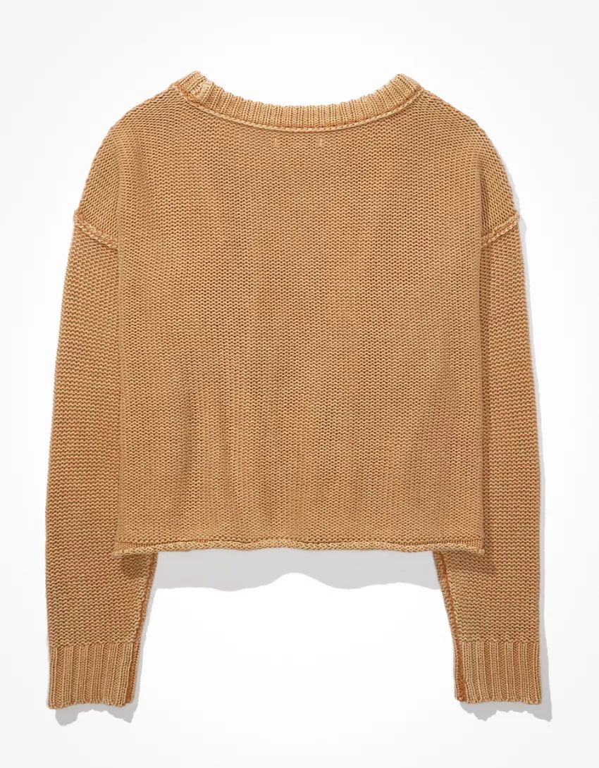 AE Easy Crew Neck Sweater | American Eagle Outfitters (US & CA)