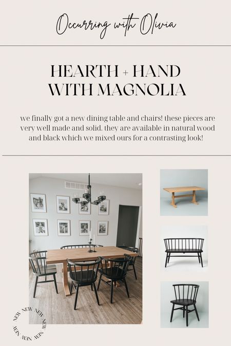 Target Hearth and Hand with Magnolia Dining Table, Chairs and Bench/ Dining Table / Modern Organic Home / Home Decor / Furniture / Kitchen Ideas 

#LTKfamily #LTKhome