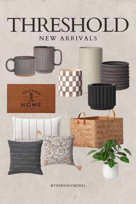 Target Threshold home decor new arrivals! Planters, throw pillows, mugs and so many other beautiful items! 

#LTKsalealert #LTKfindsunder50 #LTKhome