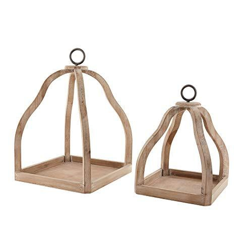 Wood Lantern Set, Brown/Natural 718540690130 | eBay | eBay US