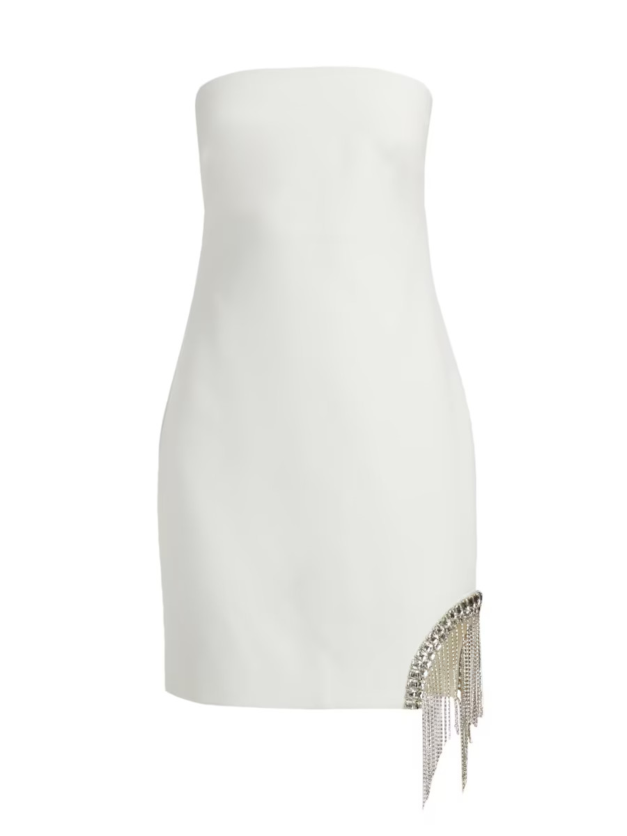 Cinq à Sept Sammy Embellished Fringe Bandeau Minidress | Saks Fifth Avenue | Saks Fifth Avenue