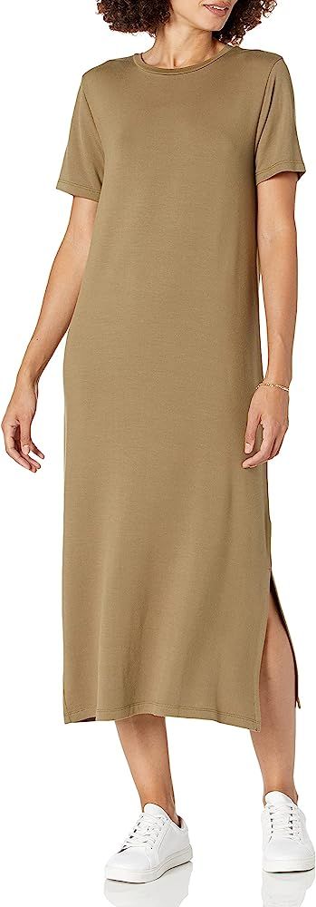 Amazon.com: The Drop Women's Cora T-Shirt Dress, Capers Olive, L : Clothing, Shoes & Jewelry | Amazon (US)