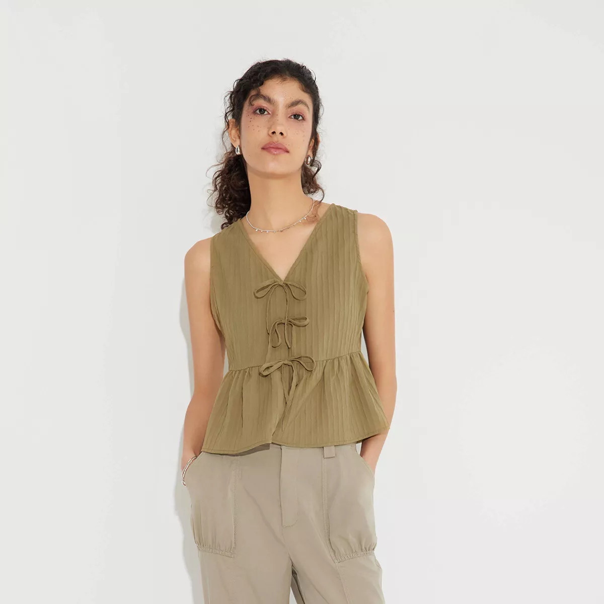 Women's Tie-Front Vest - Wild Fable™ | Target