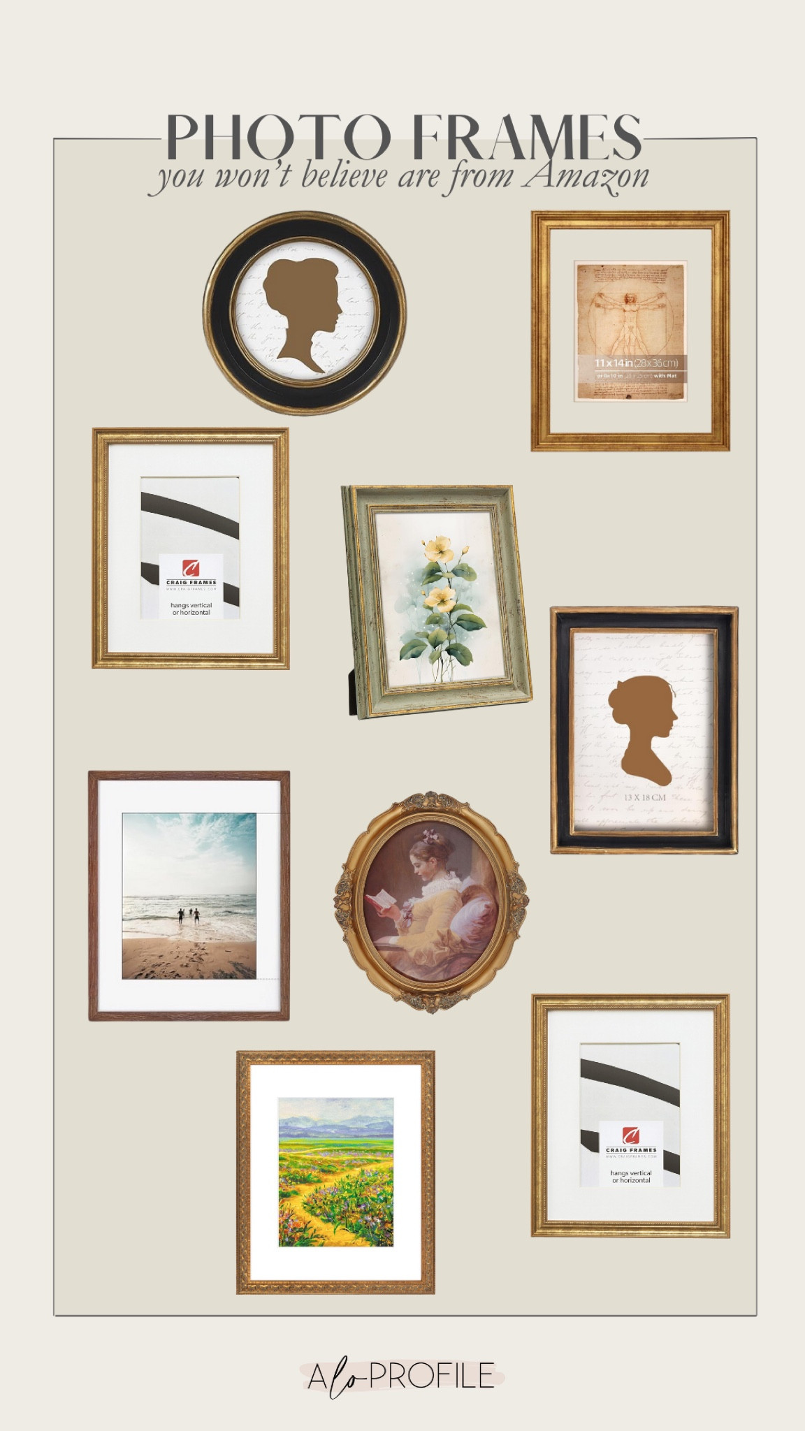 Photo frames around our home we’ve found on Amazon! 

#LTKHome #LTKFindsUnder50
