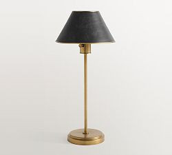 Ford Metal & LeatherConsole Table Lamp (21") | Pottery Barn (US)