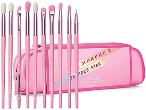 Amazon.com: Morphe x Jeffree Star Eye Brush Collection - 10 Stunning Superstars with a Superstar ... | Amazon (US)
